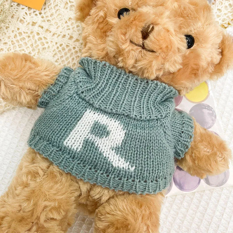 Cute Bear Plush Bag for Girls, Autumn Shoulder Messenger Handbag