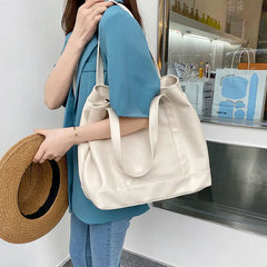 Large Capacity Green Tote Bag for Women