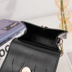Mini PVC Shoulder Bag for Women Crossbody Messenger Satchel Tote Purse