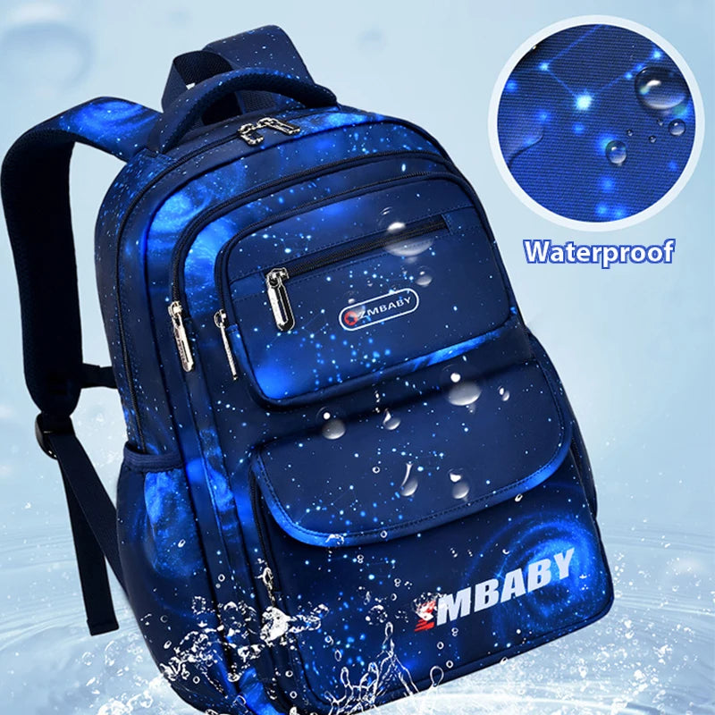 Kids School Backpack Orthopedic Boys Girls Waterproof Book Bag