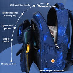 Kids School Backpack Orthopedic Boys Girls Waterproof Book Bag
