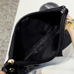 Marble Pattern Girls Wallet Zipper Change Purse Clutch Bag