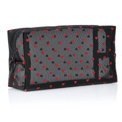 Printing Mesh Makeup Bag Large Capacity Cosmetic Pouch Cosmetic Organizer Bag