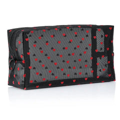 Printing Mesh Makeup Bag Large Capacity Cosmetic Pouch Cosmetic Organizer Bag