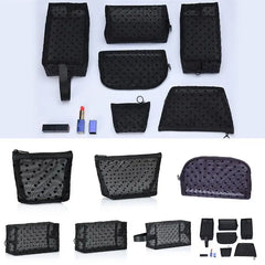 Transparent Mesh Makeup Bag Large Capacity Cosmetic Pouch Organizer
