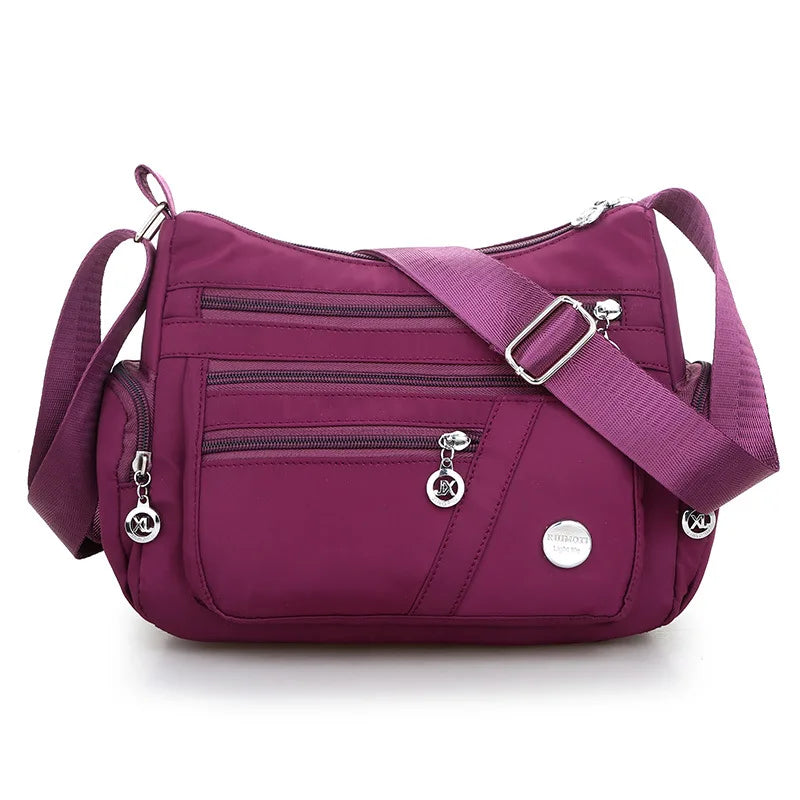Nylon Waterproof Crossbody Bag for Women Casual Shoulder Bag