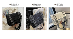 Small Square Bag Crossbody Shoulder Handbag for Women, All-Match