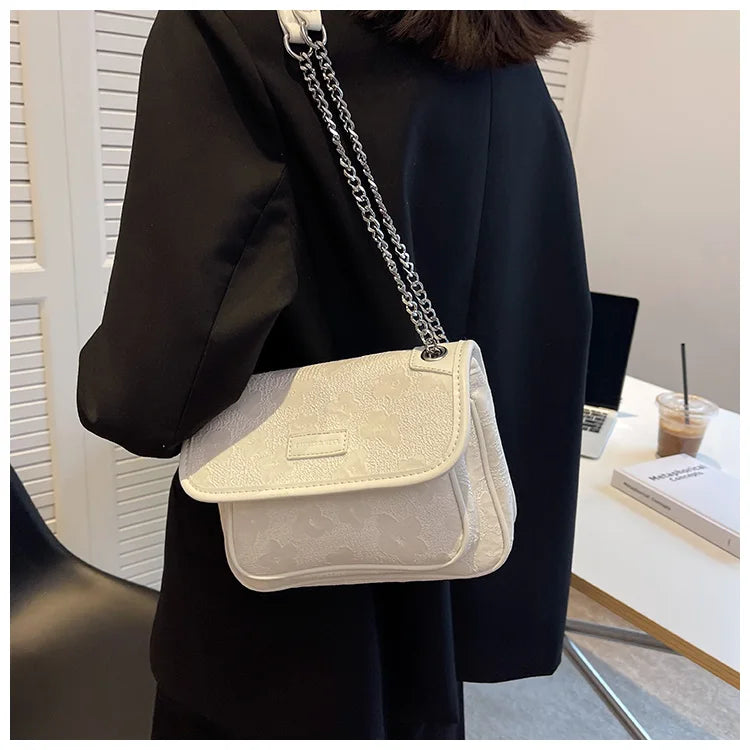 Small Square Bag Crossbody Shoulder Handbag for Women, All-Match