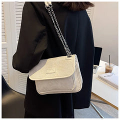 Small Square Bag Crossbody Shoulder Handbag for Women, All-Match