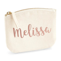 Personalized Rose Bride Makeup Bag for Wedding Proposal