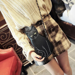 Women Crossbody Bag PU Leather Small Purse Harajuku Shoulder Bag