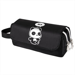 Cartoon Panda Pencil Case Large Capacity Travel Storage Bag