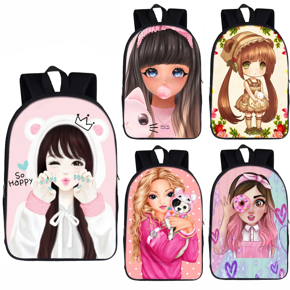Girl Princess Backpack Daily School Bags for Teenage Girls