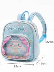 Children's Cartoon Transparent Mini Backpack