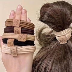 5pcs High Elastic Hair Ring Style Hair Ties