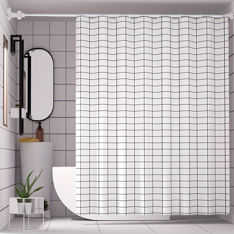 Waterproof Shower Curtain with Hooks Bathroom Decoration