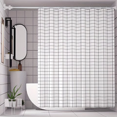 Waterproof Shower Curtain with Hooks Bathroom Decoration