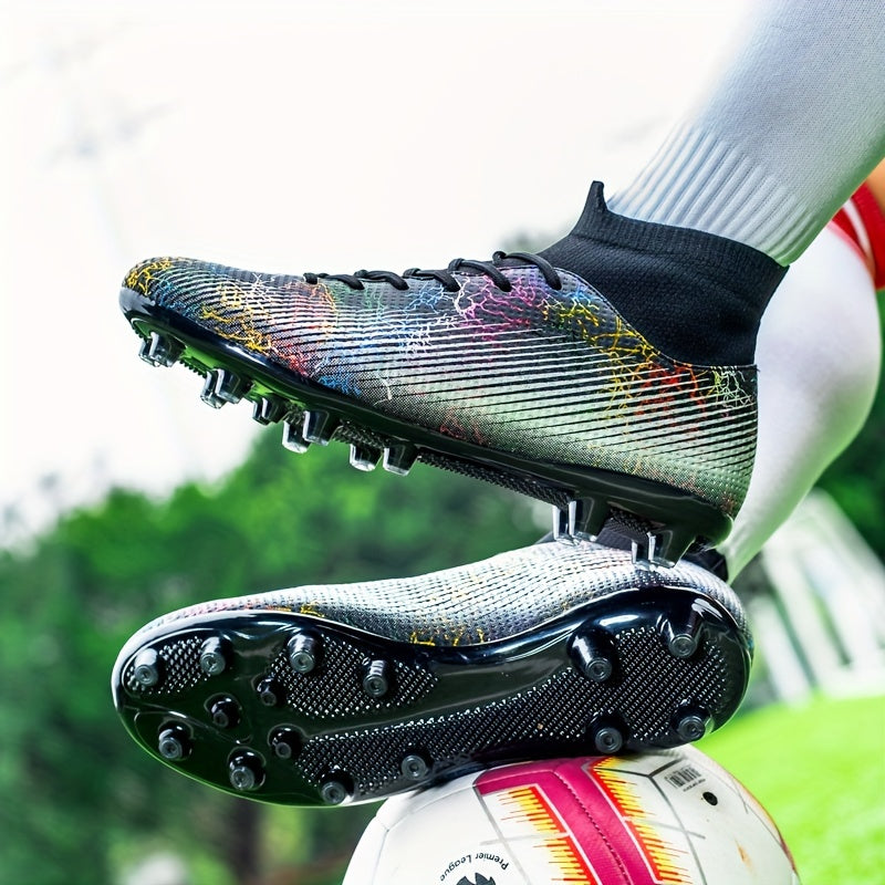 Non Slip AG Football Cleat Comfy Soccer Shoes for Boys