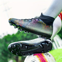 Non Slip AG Football Cleat Comfy Soccer Shoes for Boys