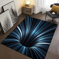 3D Vision Carpet Living Room Bedroom Floor Mat Doorway Decor Rugs