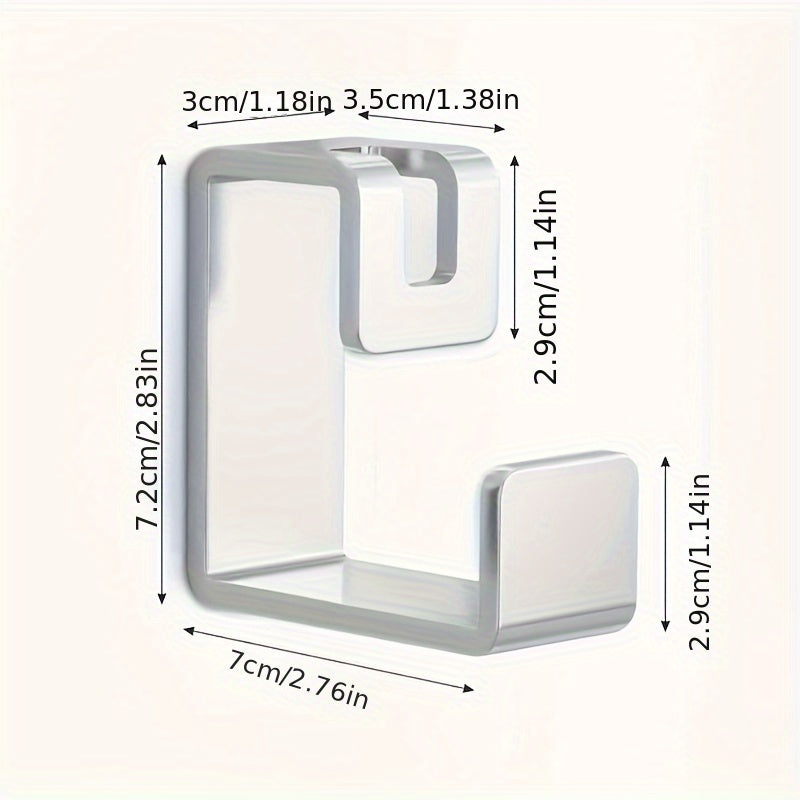 Plastic Washbasin Holder Adhesive Rack Hook Bathroom Shelf Hook