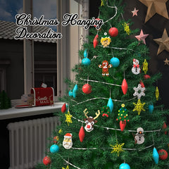 DIY Holiday Ornaments Gift Set - Puzzle Construction Toy Block