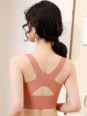 Lace Sports Bra Criss Cross Tank Bra
