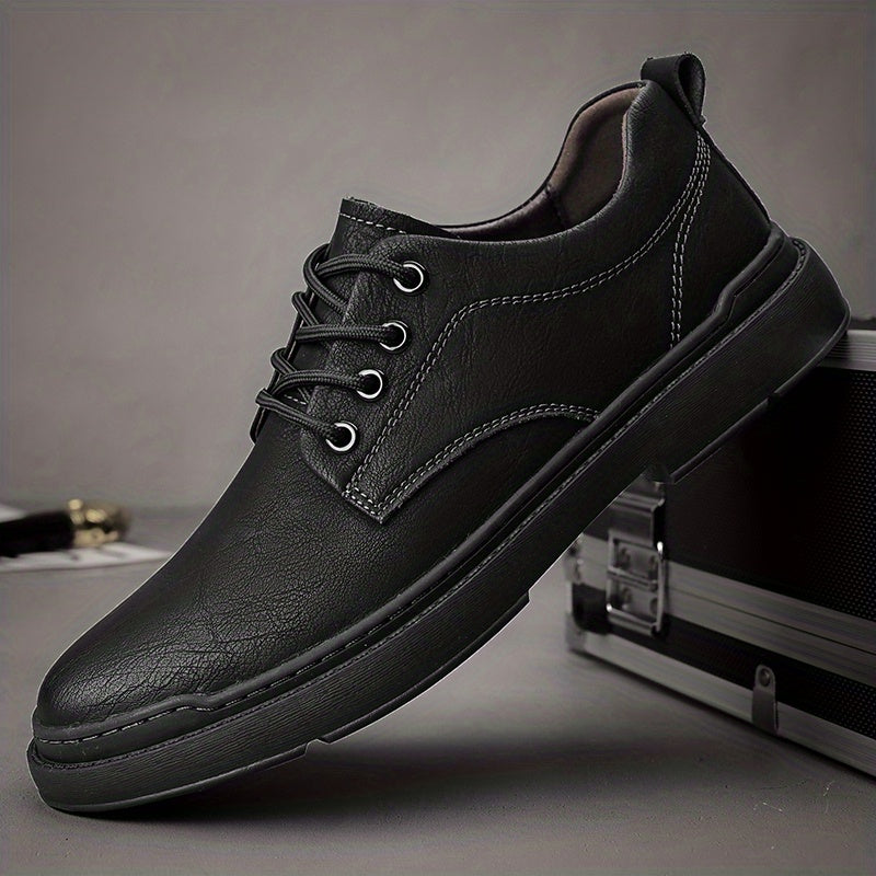 Men's Derby Shoes Lace up Front Dress Shoes For Men Business Formal Wedding