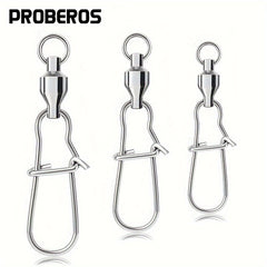 ROBEROS 10pcs 0 10 4 54KG Heavy Duty Fishing Connector Stainless Steel Swivels