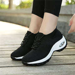 Women's Casual Slip on Air Cushion Running Sports Sneakers