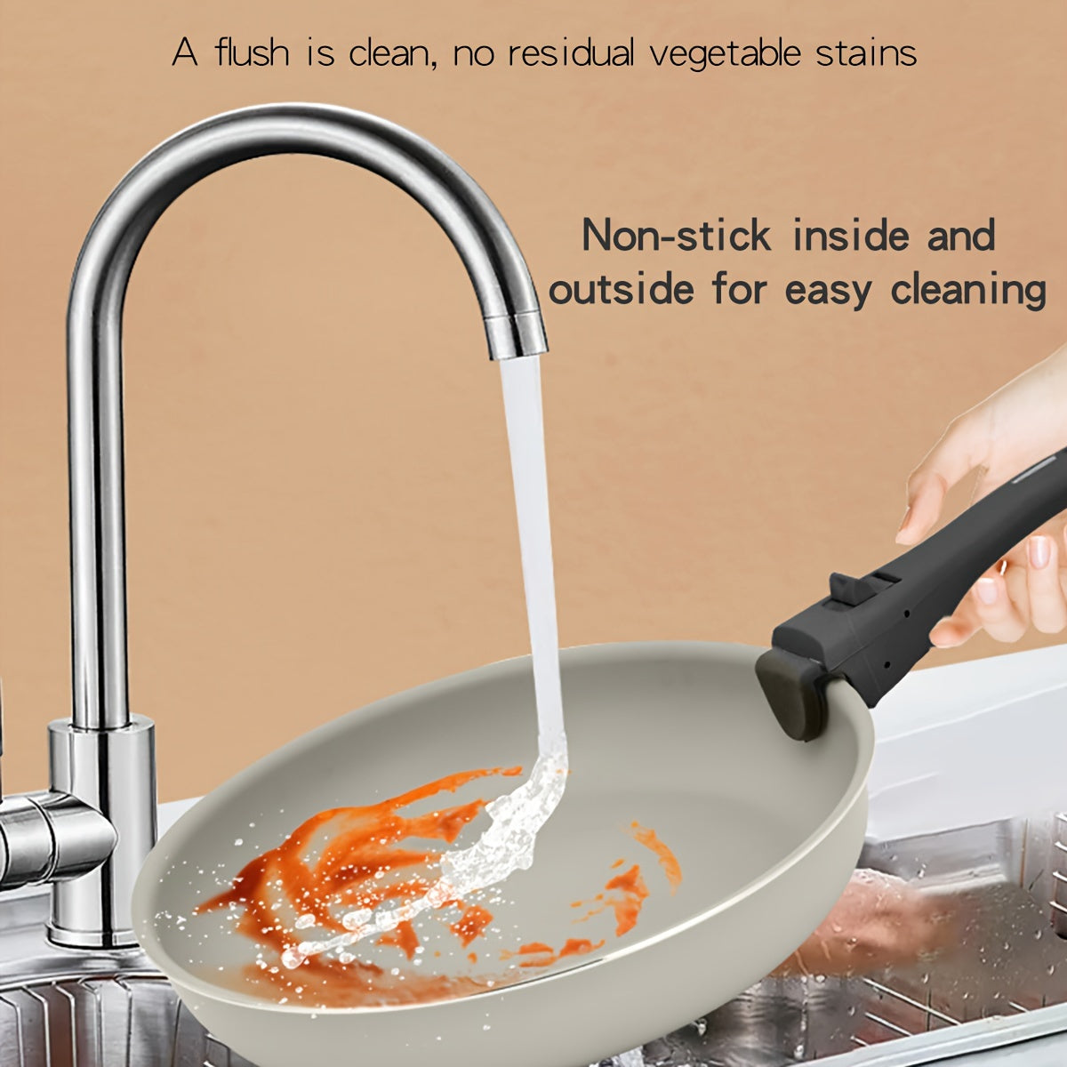 3pcs Detachable Handles Pot and Pan Set for Camping Fishing Hiking Outdoor