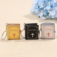 Bible Keychain Bag Hanging Charm Pendant Gift