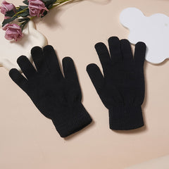 Warm Non Slip Gloves Knitted Outdoor Cycling Full Finger Half Finger Gloves