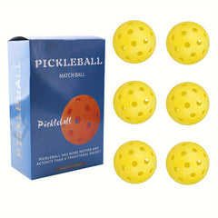USAPA Approved Outdoor Pickleball Balls 6 Pack Yellow Pickle Balls
