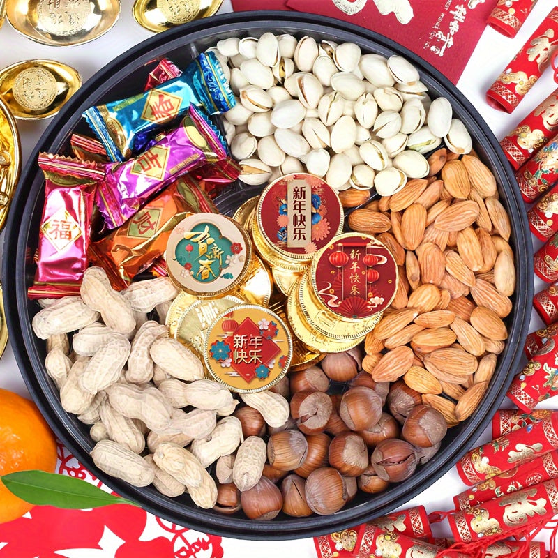 500 Pcs Happy Year Stickers Chinese Year Wishes Easy Tear Art Paper Year Decal