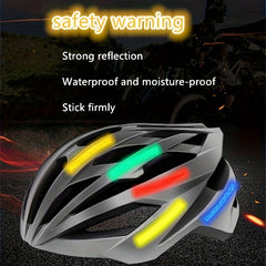 Bicycle Wheel Reflective Sticker Helmet Wheel Ring Protective Strip