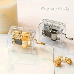 Hand-cranked Acrylic Music Box DIY Ornaments