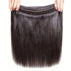 Natural Straight Human Hair Extensions 25 4 81 28 Cm