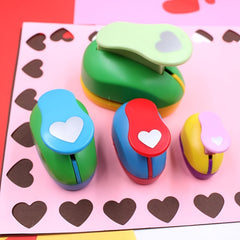 1pc Heart Hole Paper Punch DIY Embossing Device Random Scrapbooking Card Making