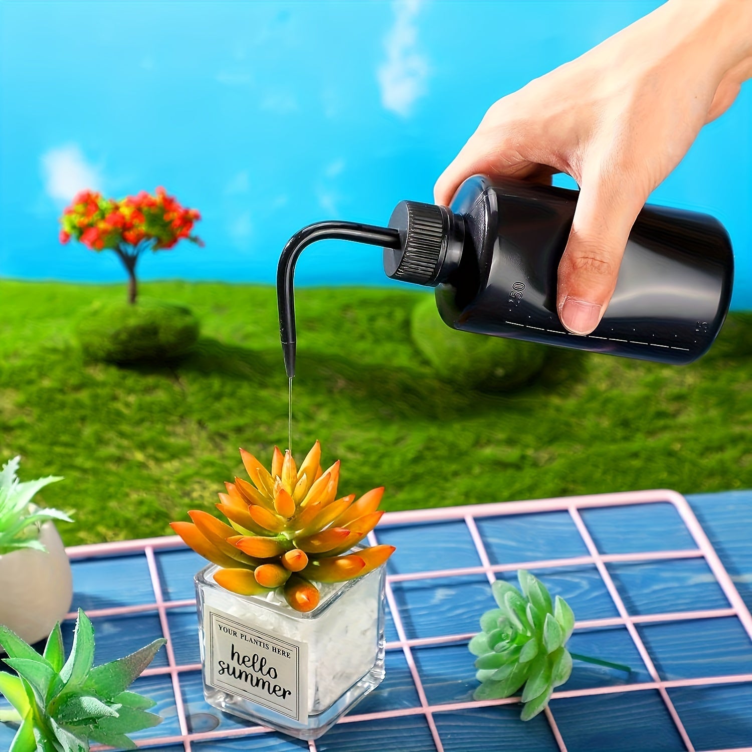 Watering Spray Bottle for Succulents Safe Rinse Plastic Extrusion Washing Tool