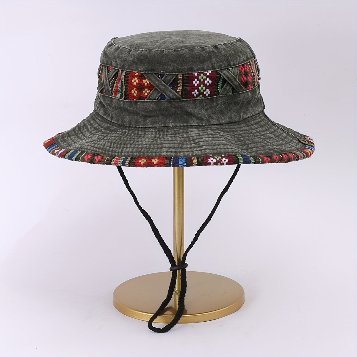 Vintage Distressed Boonie Hat Outdoor Fishing Sun Hat