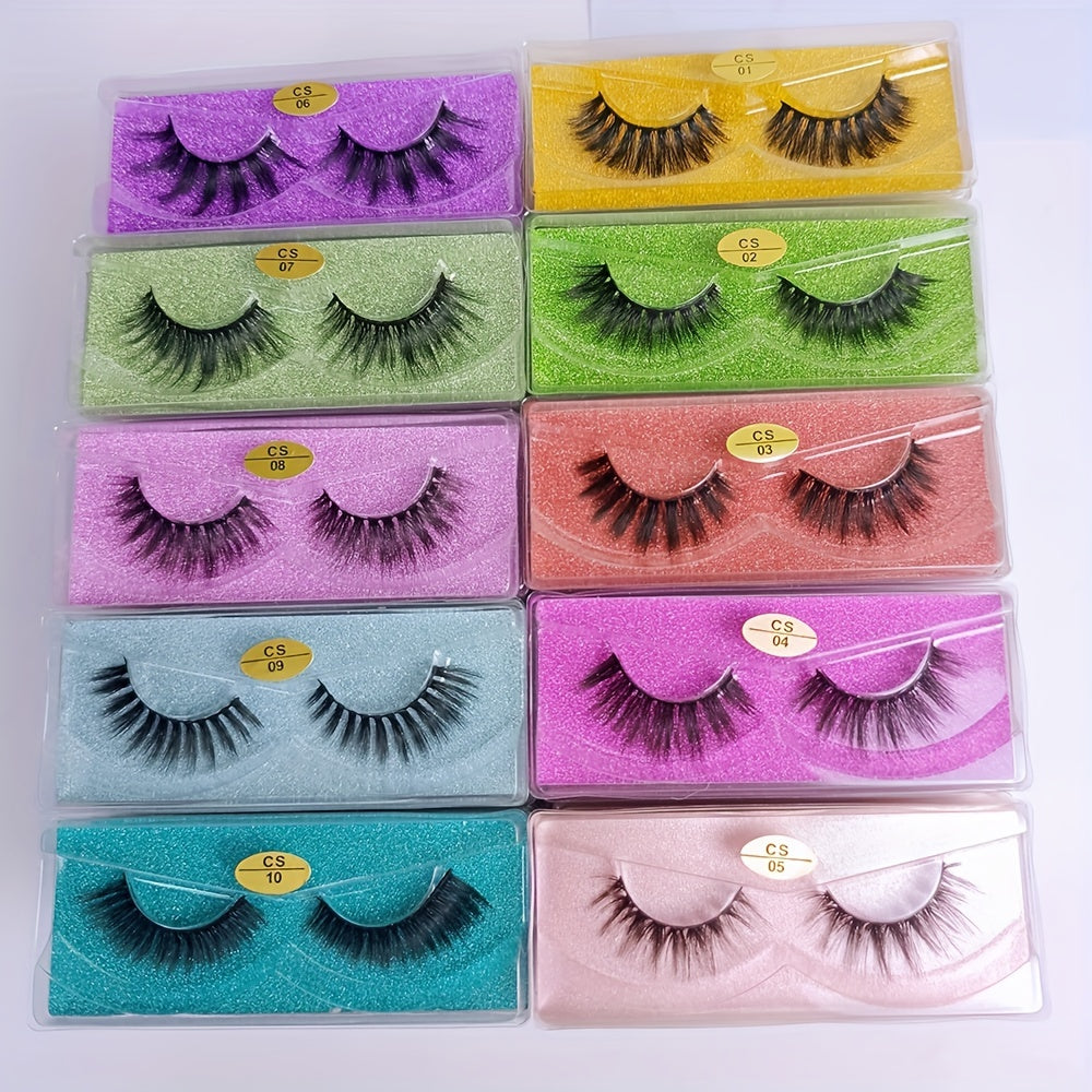 100 Pairs 3D Mink Lashes in Glitter Box