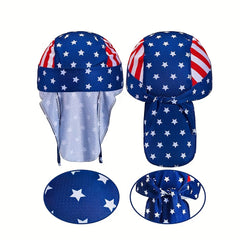 American Flag Skull Cap Pirate Hat Sweat Absorption Quick drying