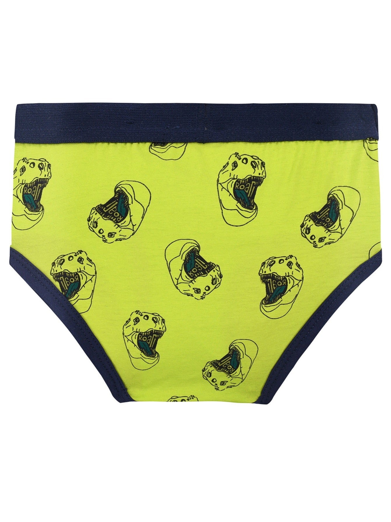 5pcs Boy Cartoon Print Briefs