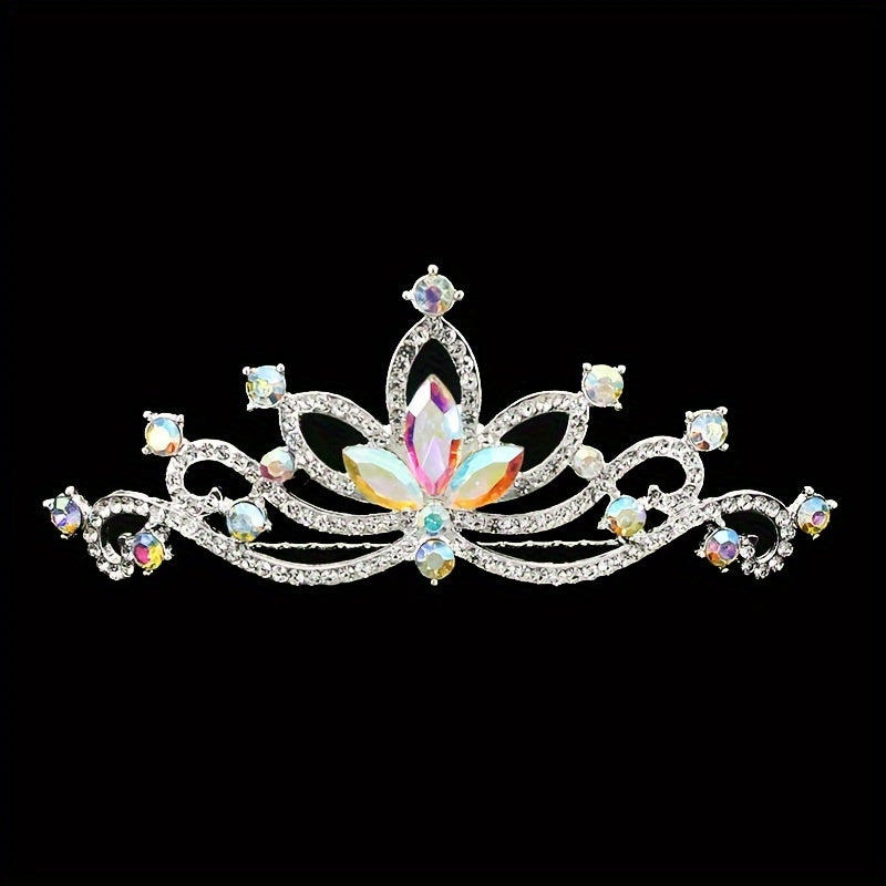 Rhinestones Bridal Headdress Princess Crown Hair Accessories