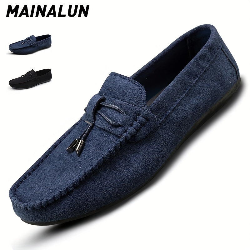 Men's Moccasin Loafer Shoes Comfy Slip On Driving Shoes