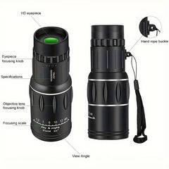 16X52 HD Compact Monocular for Bird Watching Travel & Concerts