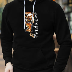 Leopard Print Hoodie Men's Casual Pullover Hoodie