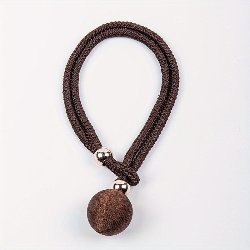2pcs Nordic Ball Curtain Holdback Tie Rope Home Decor