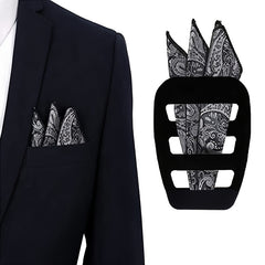 Suit Pocket Square Towel Holder Handkerchief Holder for Men